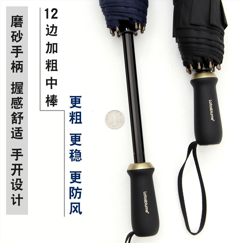 十骨加固超强防风特大超大号双人雨伞男士折叠加大简约大雨3人伞