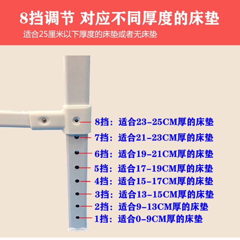 1米0.8米床围栏定制尺寸长度订做婴儿床护栏床尾挡板小床围栏加高