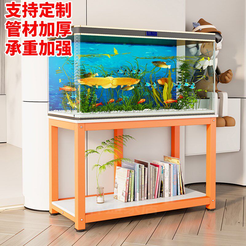 可定制鱼缸架子鱼缸桌子底柜底座小型金属碳钢80cm水簇箱底架托架
