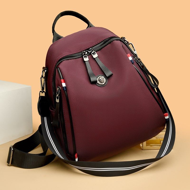 牛津布双肩包轻便结实上班用背包女士双肩旅行轻便简约百搭单肩包,箱包皮具/热销女包/男包,双肩背包,淘宝优惠券,粉丝福利购,淘宝优惠卷