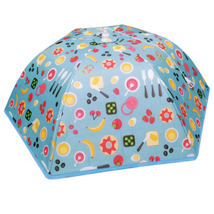 冬季保温菜罩大号盖菜罩食物饭罩子饭菜防尘罩遮菜伞可折叠餐桌罩