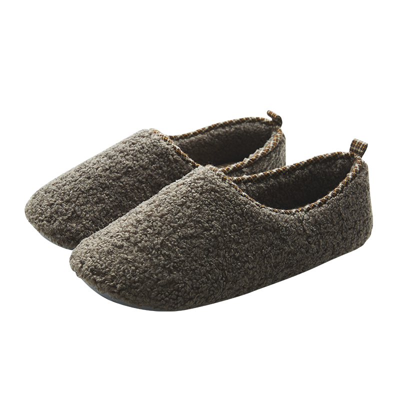 日式家用老人室内包跟棉拖鞋软底轻便静音家居冬季女保暖可机洗男