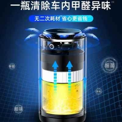 新款新车除甲除异醛味车车载空气净化器汽车味非内竹炭碳
