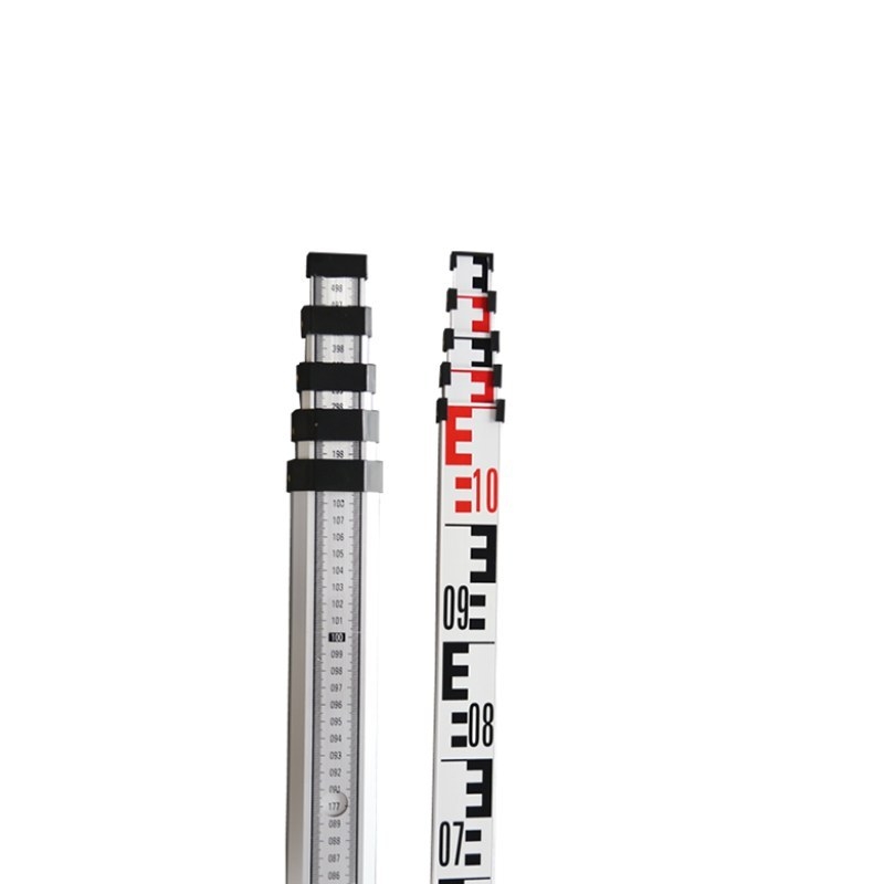 加厚5米塔尺3五米7米标尺铝合金测高尺水准仪水准标高测量尺工具