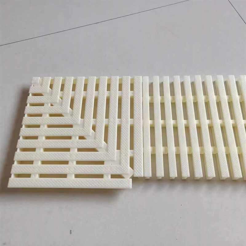 游泳池格栅9f0度转角防滑塑料溢水篦子排水沟盖板拐角直角弯转弯