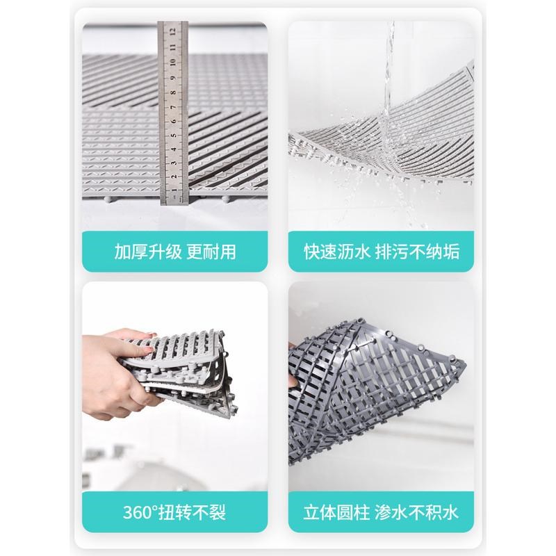 浴室防滑垫隔水地垫洗澡洗手间卫生间淋浴房防水厕所镂空防摔