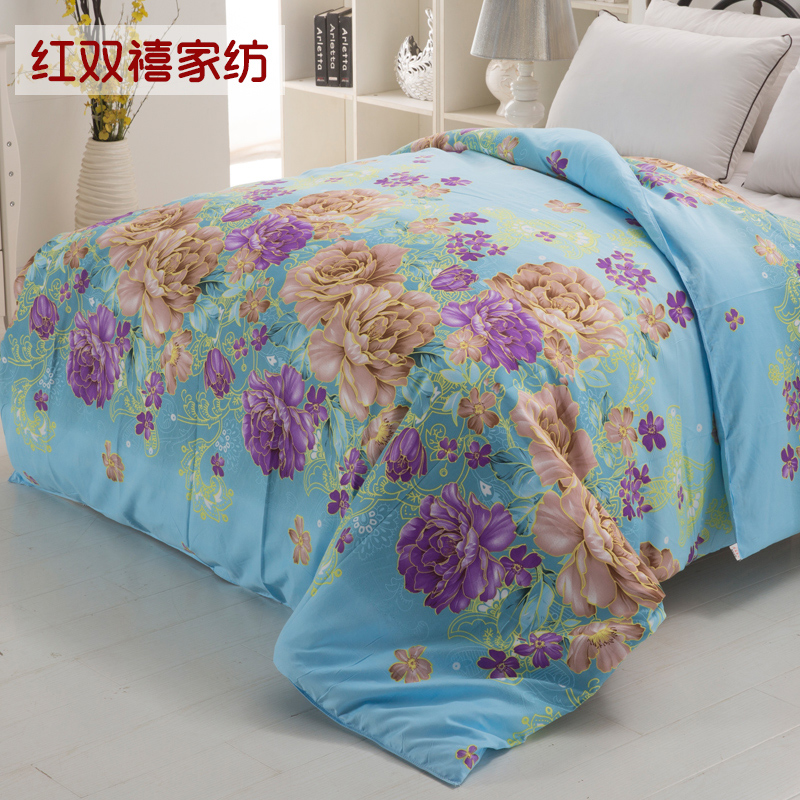 秋冬被套单件红色加厚磨毛双人220 240cm1米5儿童被罩1.8m床热卖