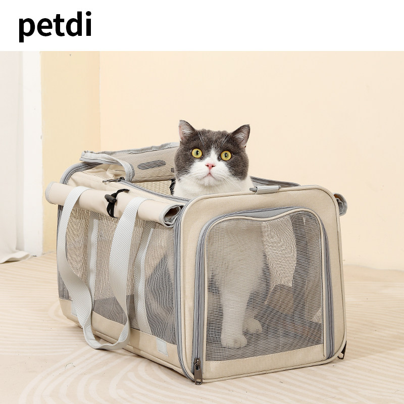 大号猫包便携外出宠物手提大容量两D只猫咪防应激猫袋狗狗外带绝