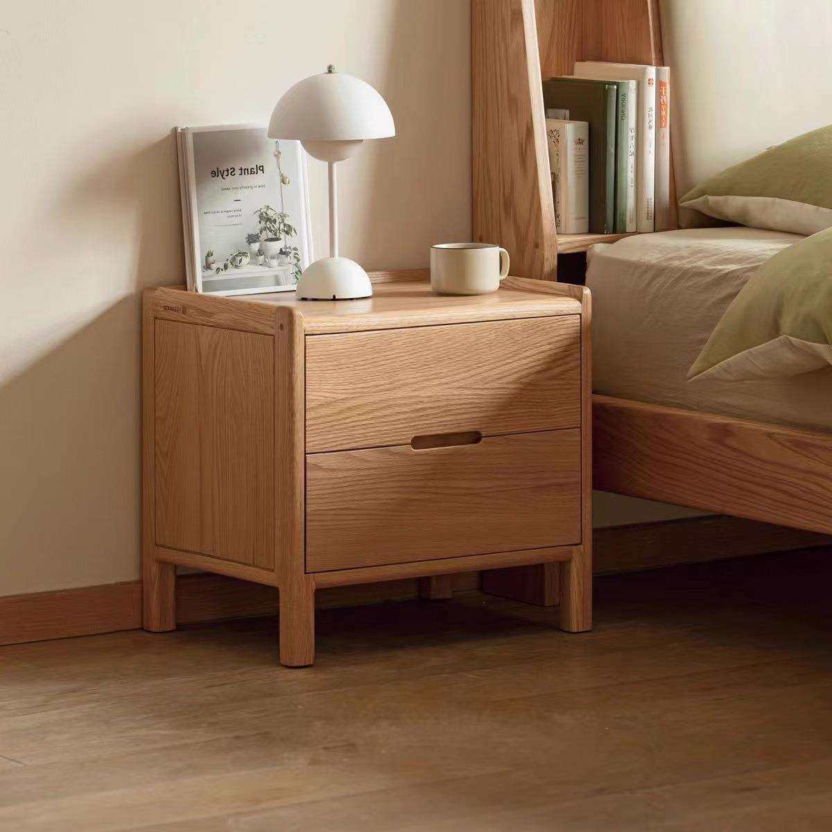 实木床头柜北欧卧室小户型收纳柜现代简约窄储物柜橡木三抽床边柜,电子元器件市场,其它元器件,淘宝优惠券,粉丝福利购,淘宝优惠卷