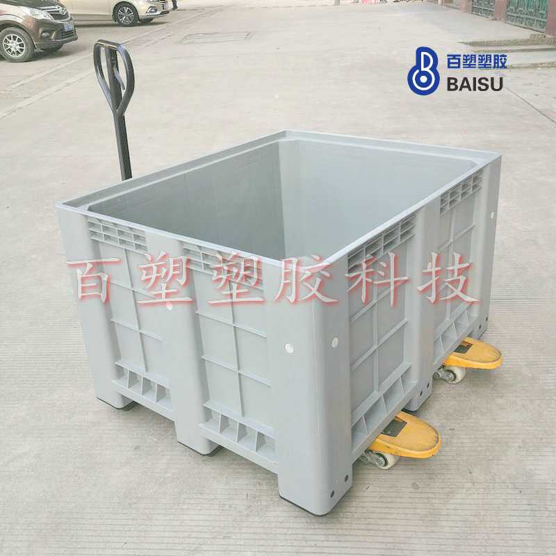 物流卡板箱运输卡板箱叉车卡板箱大型水果蔬菜塑料周转箱托盘胶箱