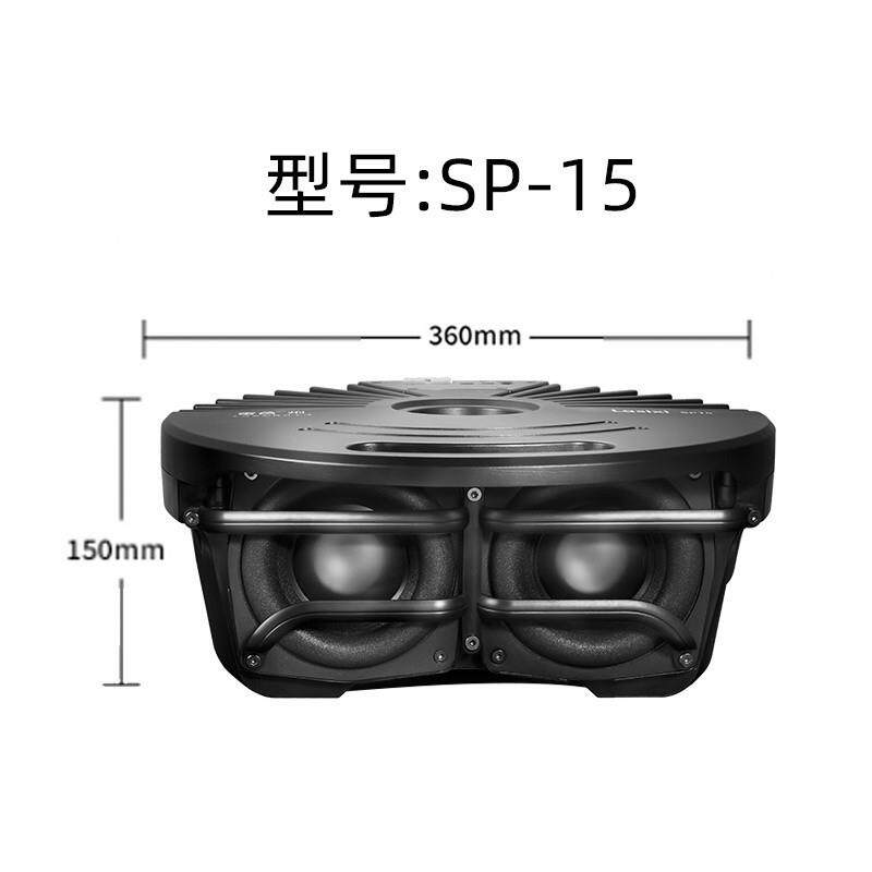 Y8N备胎低音炮车载重低音自带功放有源低音炮备胎炮改装汽车通用