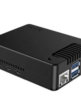 树莓派5铝合金外壳 Argon NEO 5一体散热器带PWM涡轮调速散热风扇