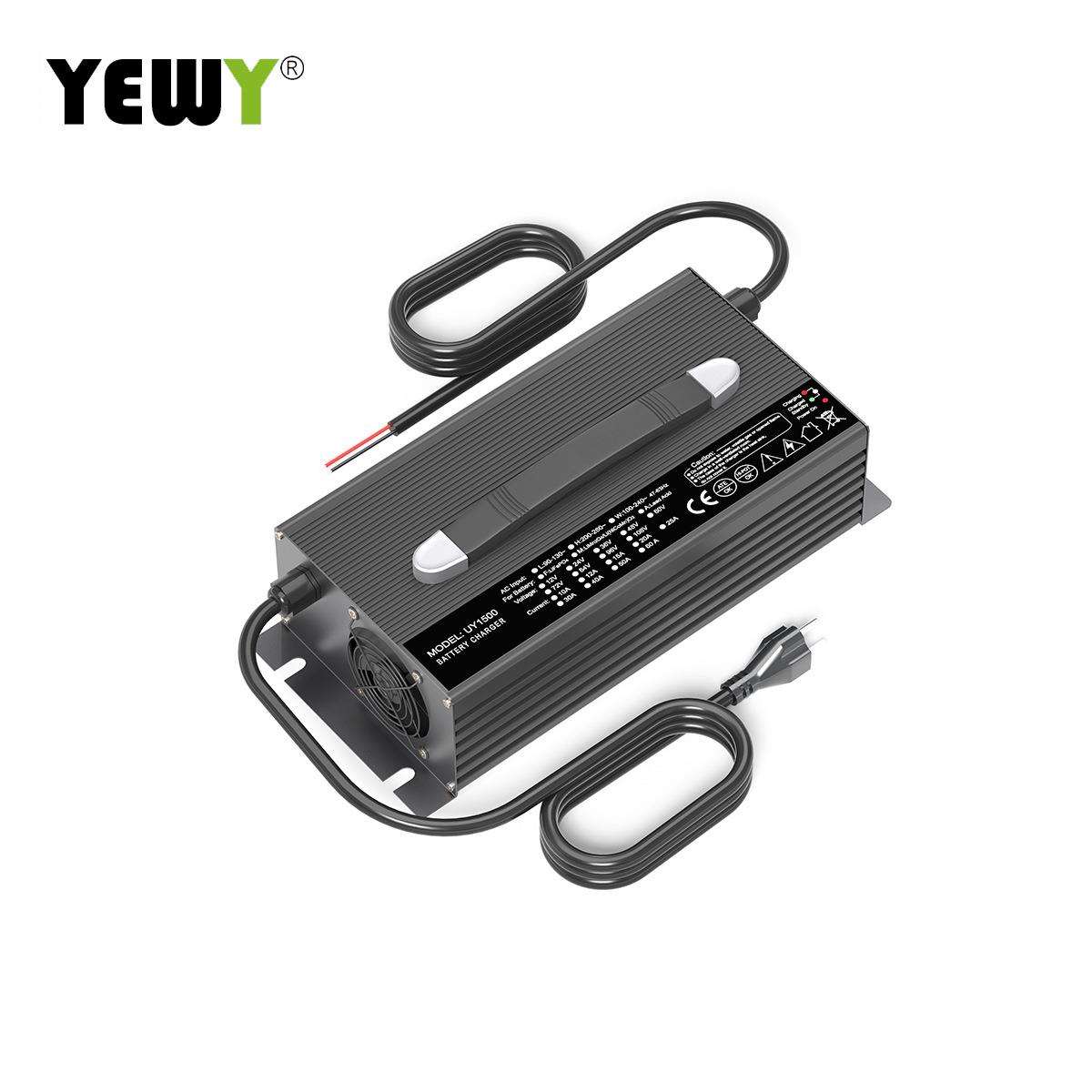 60V18A锂电铅酸电动摩托升降机户内外储能系统充电器