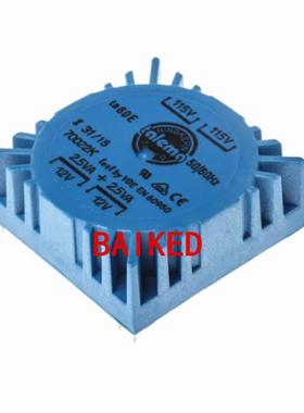 Talema 70022K 环形变压器 2x12v交流次级额定电压 5VA额定功率
