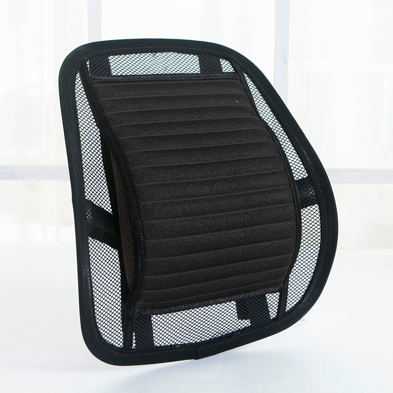 腰靠夏季木珠透气护腰靠垫坐垫一体办公室座椅靠背腰托汽车腰靠垫