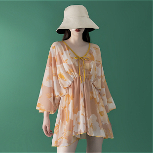 仙气显瘦遮肚温泉保守海边U夏三件套泳衣女 流金歲月 仙灵女屋