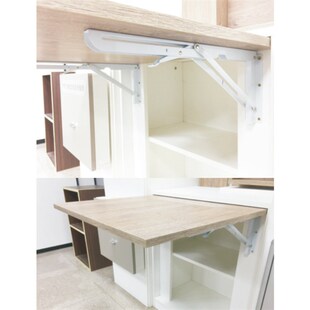 索驰上翻板桌折叠桌五金支架托架置物架J层板架搁板支撑架墙面壁