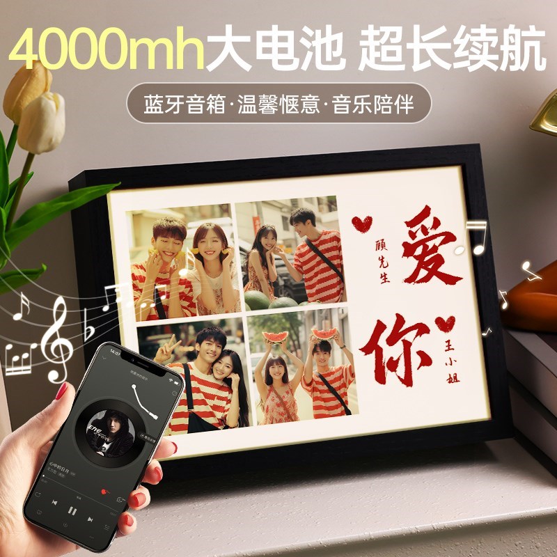 一周年纪念礼物情侣送男朋友x男友老公结婚女友实用的老婆浪漫惊