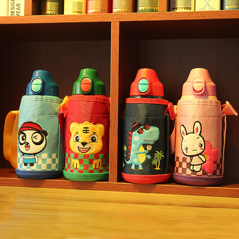 儿童保温杯带吸管宝宝防摔幼儿园婴儿小学生不锈钢水杯水壶男女孩,餐饮具,保冷/保温杯,淘宝优惠券,粉丝福利购,淘宝优惠卷