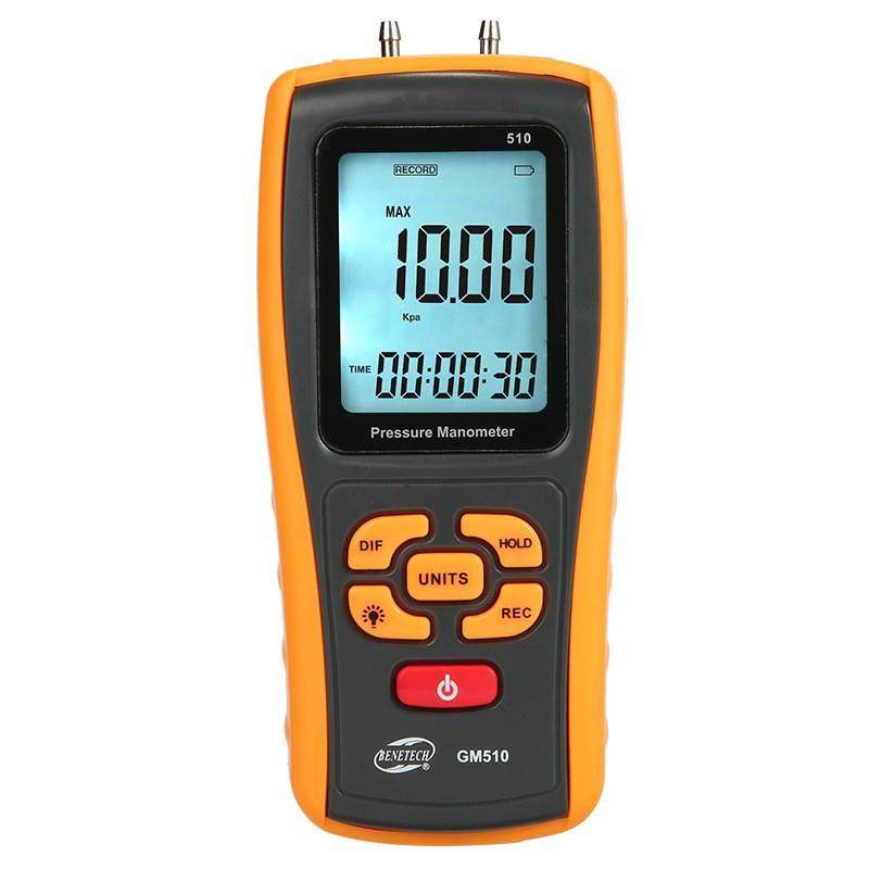 标智GM510数字压力计手持式微压计差压计压差计压差表微压差计