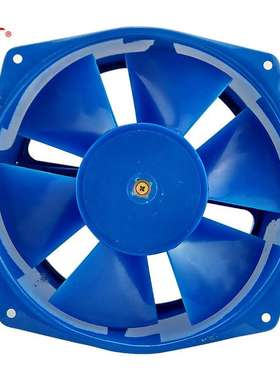 直销200FZY2-D蓝色铁壳220V/380V散热风扇21070大风量机箱风扇