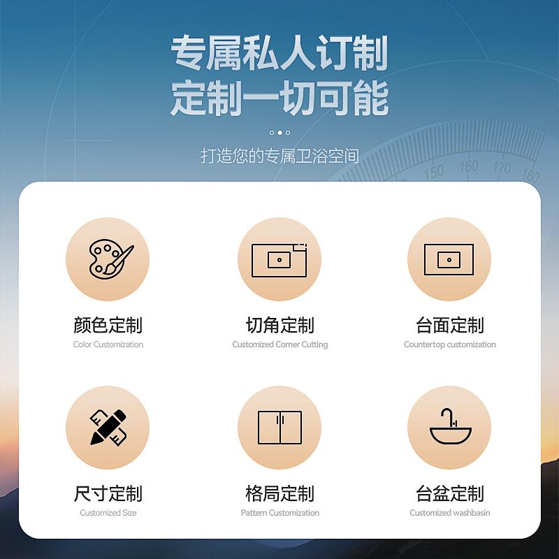智能浴室镜柜含镜灯多层收纳壁w挂式设计 简约现代风格带电吹风架
