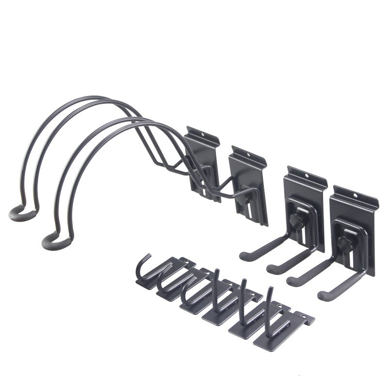 车库挂钩骑行自行车收纳头盔运动重型金属挂钩槽板挂钩