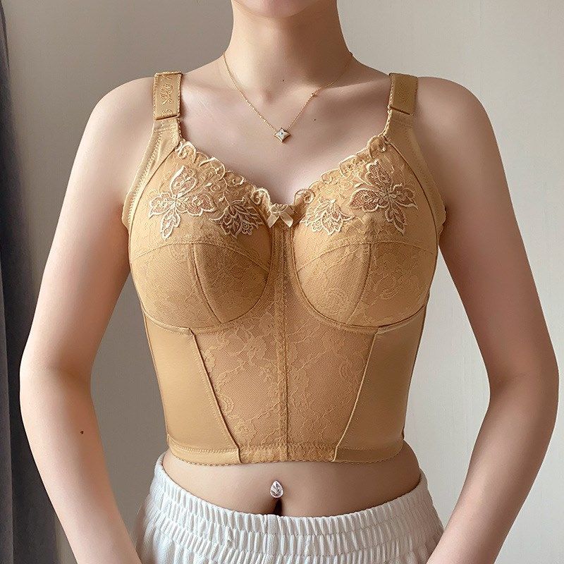 大胸显小胸内衣女大罩杯薄款无钢圈收副乳防下垂上托大码束胸文胸,女士内衣/男士内衣/家居服,少女文胸,淘宝优惠券,粉丝福利购,淘宝优惠卷