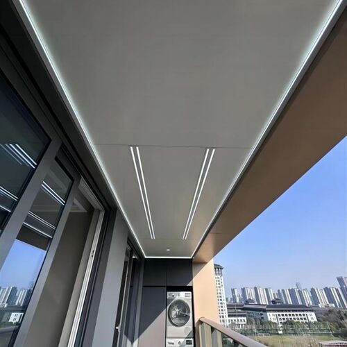 定制全铝蜂窝大i板吊顶厨卫阳台集成吊顶客餐厅地下室防潮吊顶