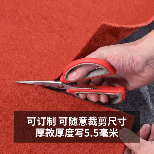 绿色地毯婚庆礼i加厚庆典展览办公室长期拉绒红色蓝色绿色灰色地