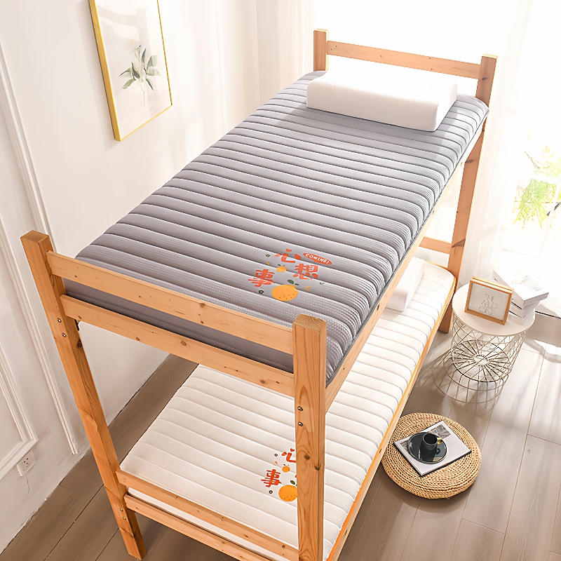 A类泡泡棉纯色加厚床垫学生季宿舍上下铺床垫褥子榻榻米床防塌陷