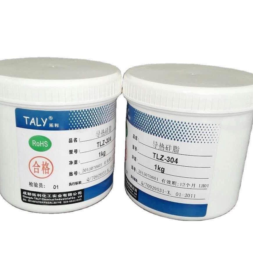 TALY/拓利导热硅脂TLZ－304 CPU散热膏导热系数1.4 白色1公斤/桶