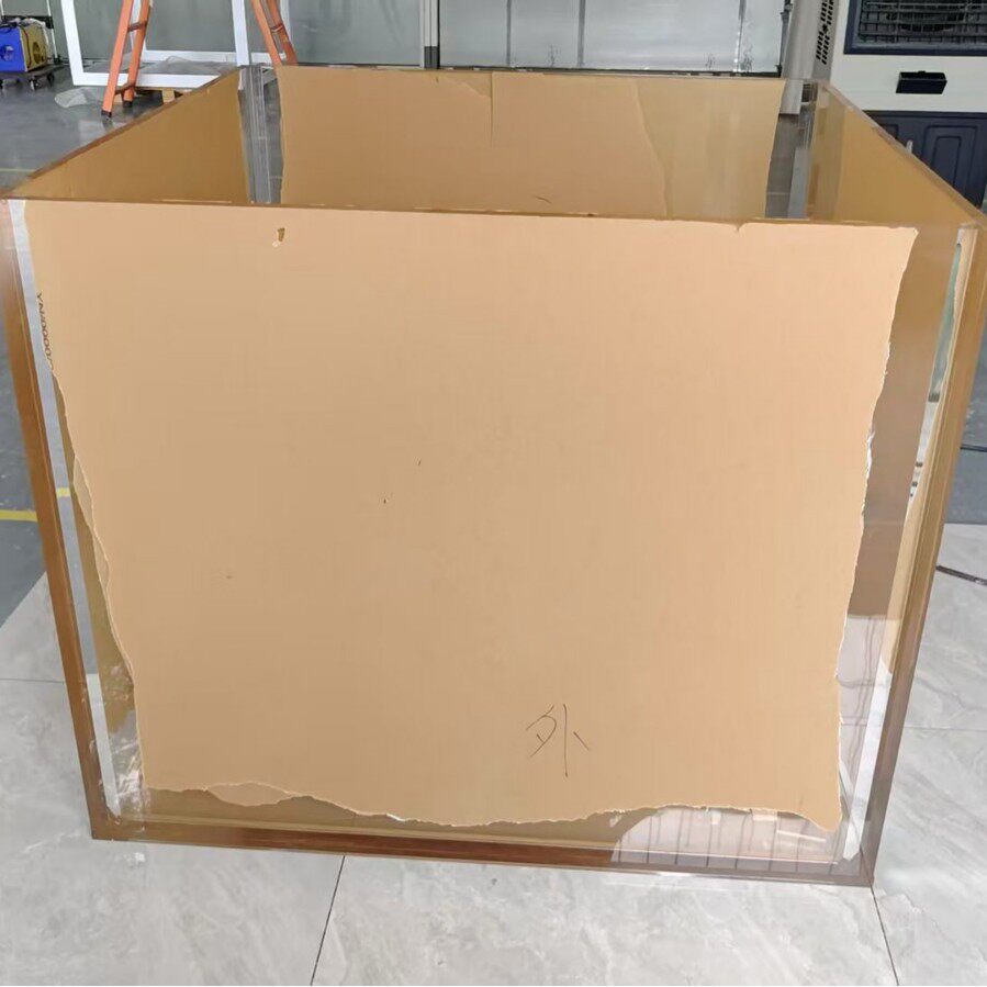 亚克力盒子粘接水箱大型有机玻璃透明方盒加工