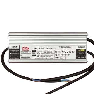 C2100B 320H 320W恒流型LED深井灯驱动器 HLG 明纬电源