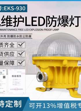 吸顶式防爆应急灯5W10W15W圆形仓库车间泛光灯24V/36VLED防爆灯