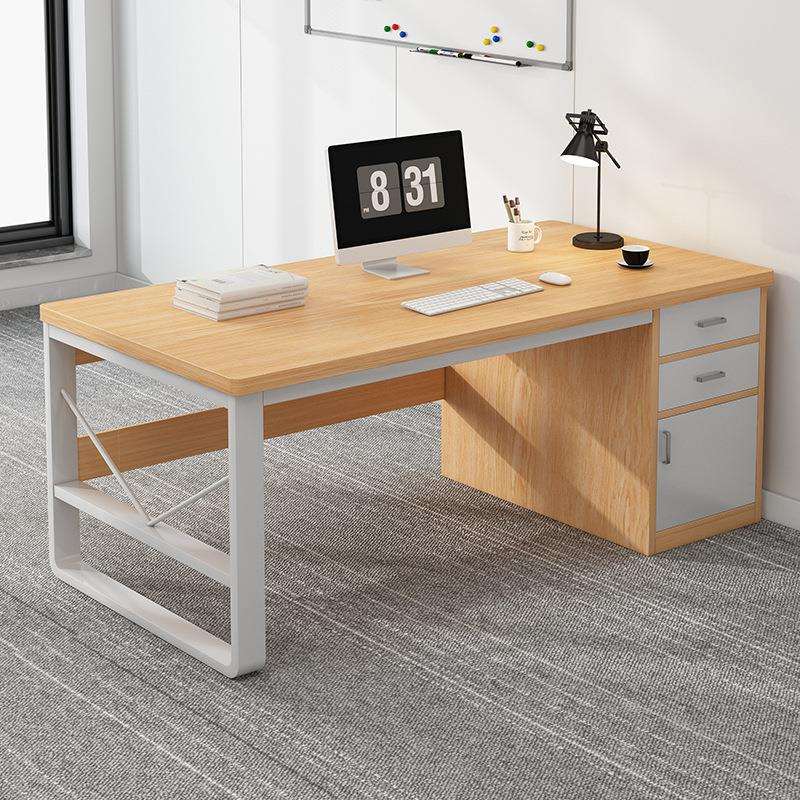 办公桌员工位简约现代办公室桌椅组合简易职员工作台家用电脑桌子