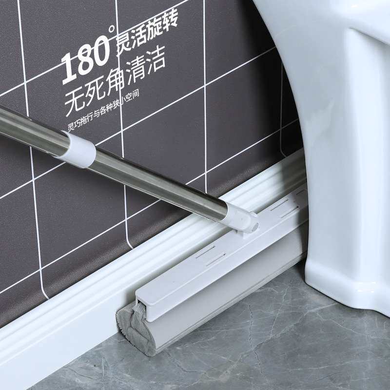 桶式对折挤水胶棉拖把家用懒人免手洗拖把一拖净懒人拖把头胶棉拖
