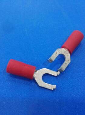 KST FSV1-3.7 红色护套铲形冷压端子 连接器