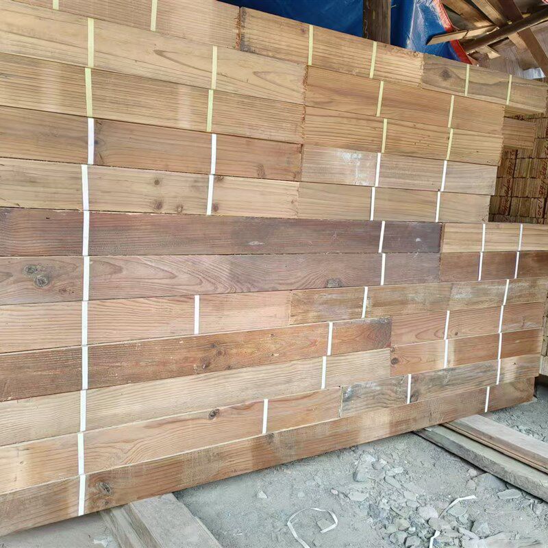 原木色老木板旧木板复古t风化做旧木板实木地板榆木风化板拉丝板