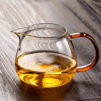 耐高温加厚玻璃2025新款公道杯大E容量茶海大号高档分茶器家用茶