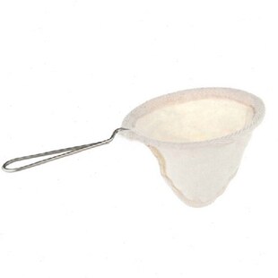 法兰袋 不锈钢手柄手冲咖啡过滤咖啡过滤器滤袋 过滤网咖啡滤布绒