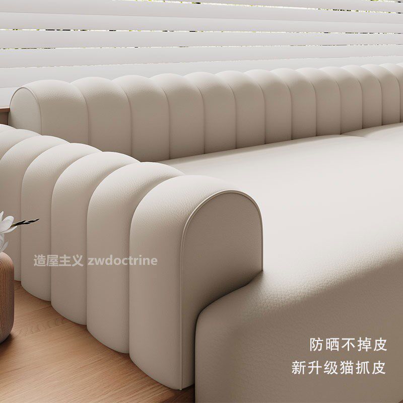 飘窗垫窗台垫轻奢高级感泰迪绒榻榻米飘窗沙发定U制卡座乳胶高端