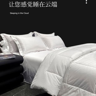 加重160x220cm190x220酒店宾馆被芯单人加长被子全棉春秋被冬被厚