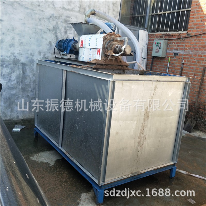 供应牛粪干湿分离机 斜筛式脱水分离机厂家 拉杆式粪便处理机