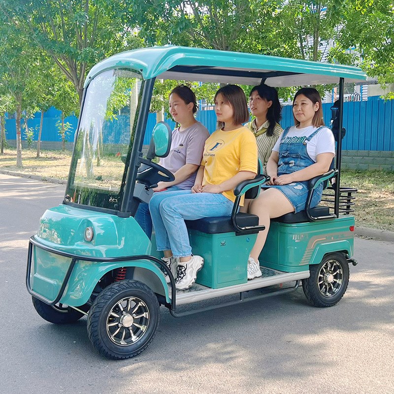 小巴士电动四轮车M7景区u观光车旅游观光车家用拉客电动车出门代