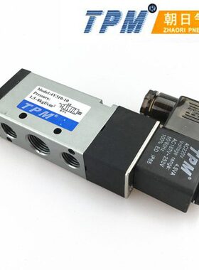 M消声器体气动/24V阀日8 TP朝04220V接头二位五通电磁阀0 配V21-