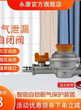 家用天然气管道漏气超压欠压自闭阀DN15管道安全保护阀灶前自闭阀