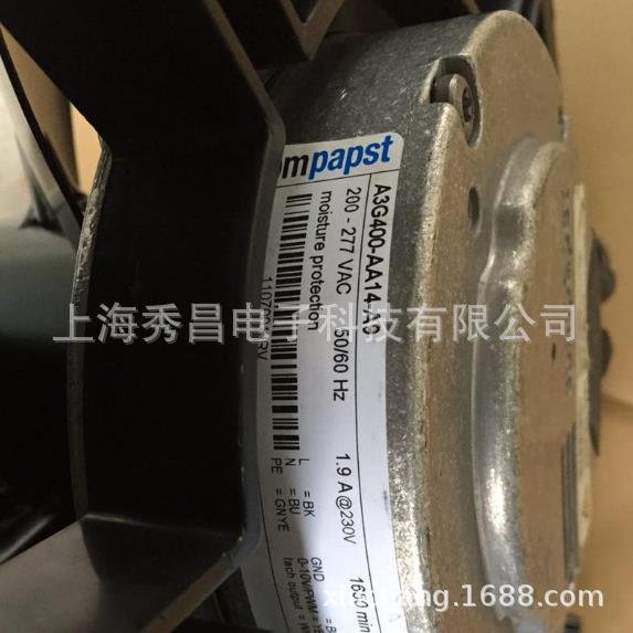 现货原装empapst A3G400-AA14-A9 DC230V 1.9A 高端设备风机 风扇
