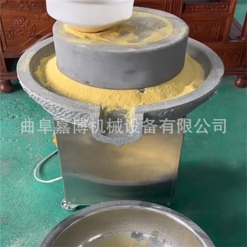 家用小型豆浆石磨机 商用小麦面粉石磨机 白砂岩芝麻酱肠粉石磨