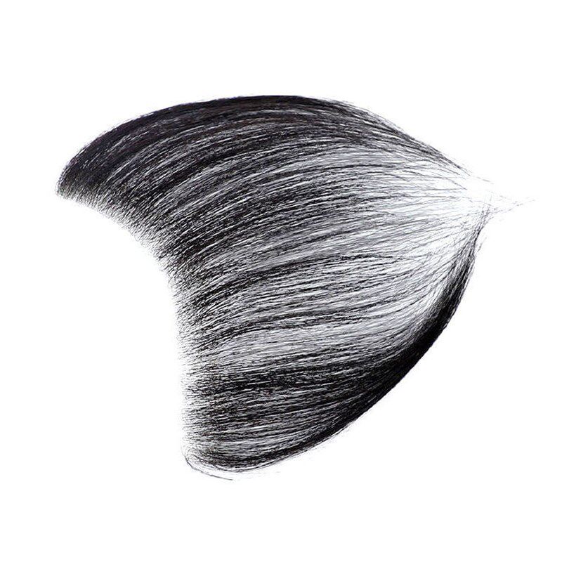 男士m型发际线假发贴刘海假发片一片式男生前额全真发无痕补发片